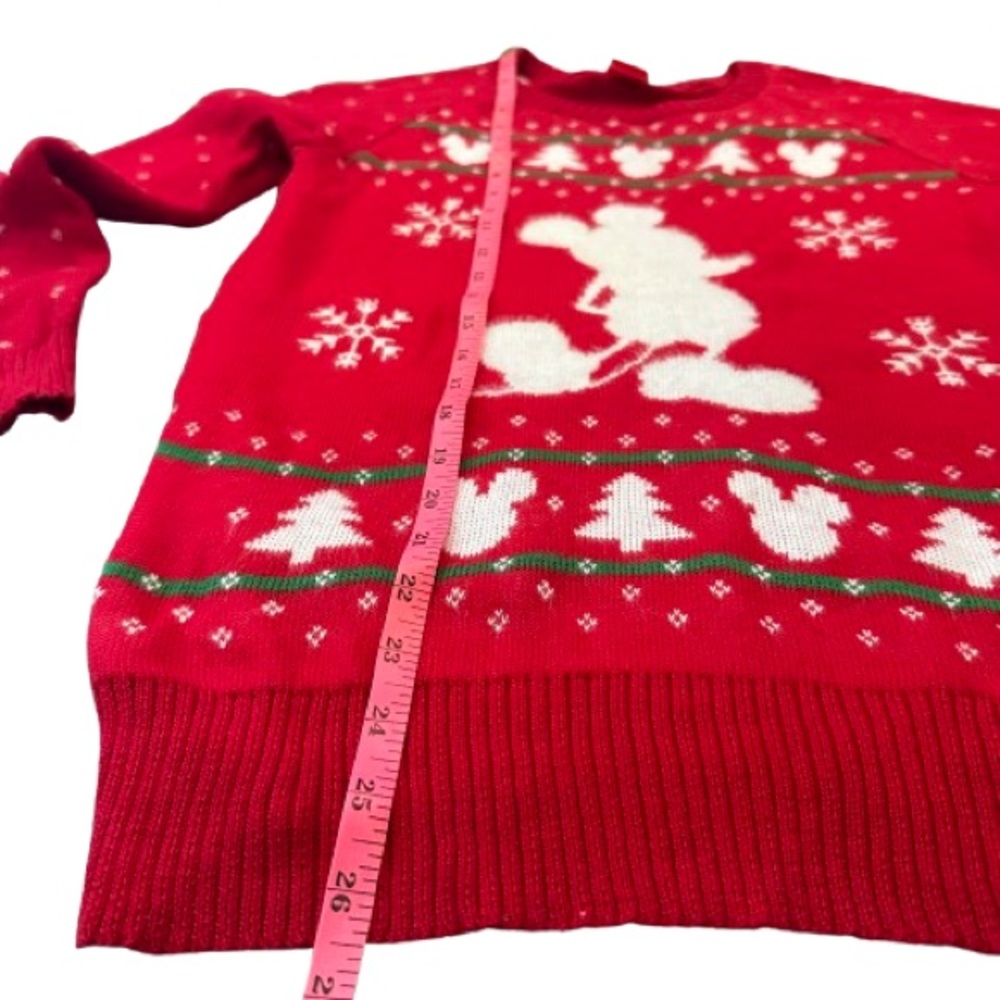 Disney | Mickey Mouse | Red Winter Festive Ugly Christmas Sweater in Medium - Picture 6 of 9
